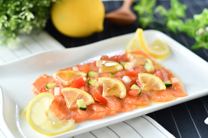 Salmon Carpaccio