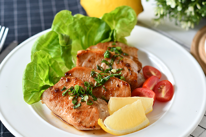 Maple Teriyaki Glazed Pork Steak