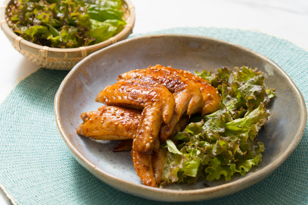 Grilled Chicken Wings With Garlic Soy Sauce